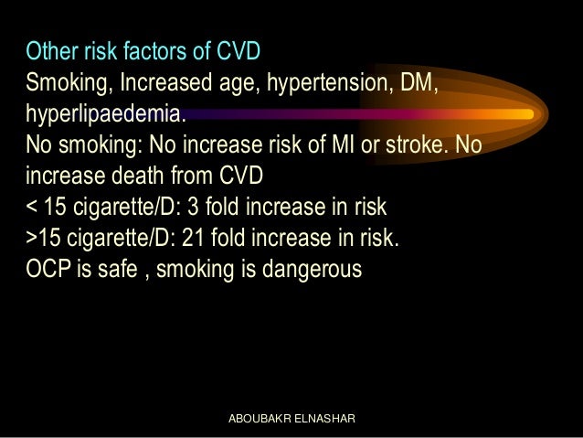 Risks Benefits Of Combined Oral Contraceptive Pills