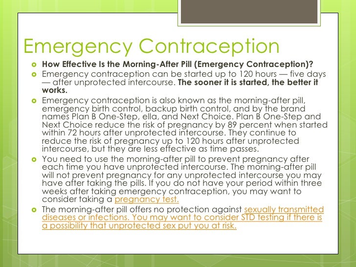 How to prevent pregnancy after unprotected sex pics 372