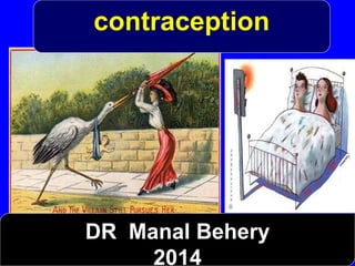 contraception 
DR Manal Behery 
2014 
 