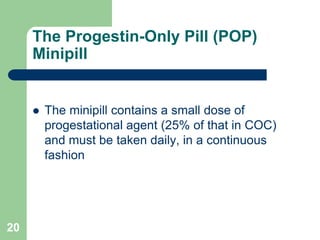 Pop Tablet Contraception_Lecture.ppt