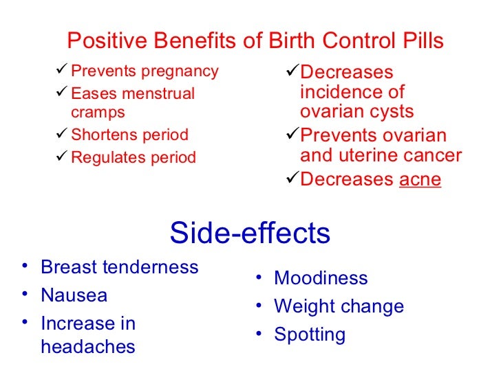 The Positive Benefits Of Birth Control