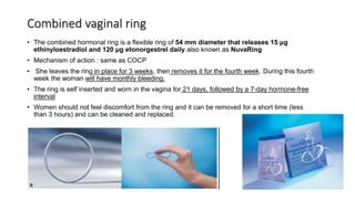 Nuvaring Example contraception seminar .pptx