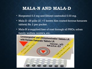 Contraceptive Methods for 3rd MBBS Community Medicine | PPTX