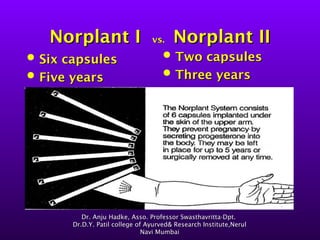 Norplant R2 Family planning contraceptives pills.ppt
