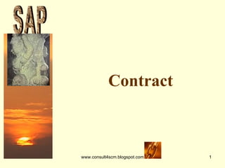 Contract S A P 