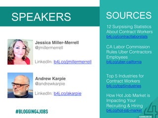 ???
QUESTIONS
#BLOGGING4JOBS
 