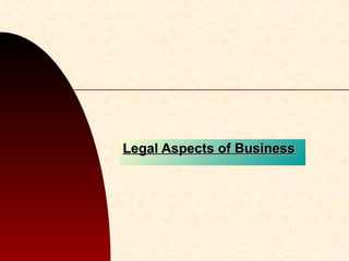 Legal Aspects of Business 