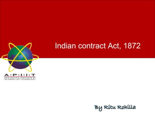 Indian contract Act, 1872
 