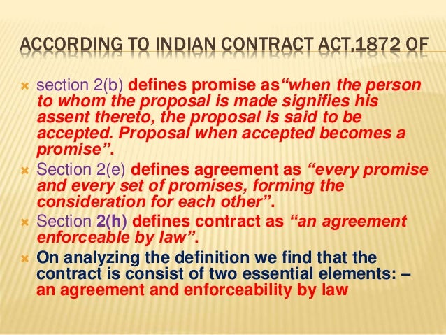 Meaning, Nature and Scope of contract (Indian contract Act)