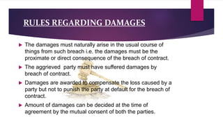 Contract act breach of contract | PPTX