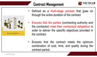 Contract Combination CONTRACT AND CLAIM MANAGEMENT.pptx IN CONSTRUCTION | PPTX