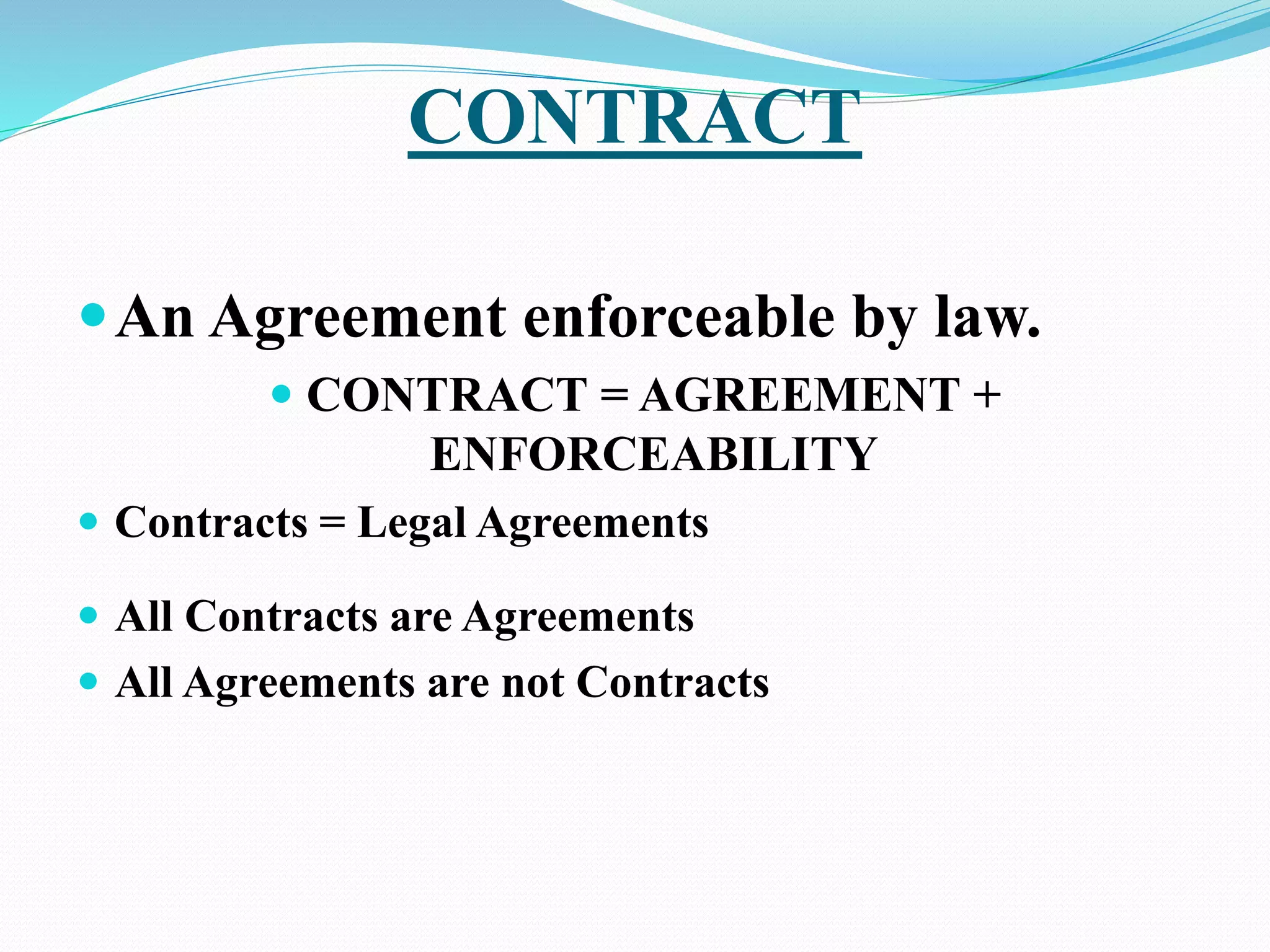 What is the difference between a void agreement and void contract PPT