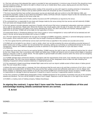 Contract and Terms & Conditions | PDF