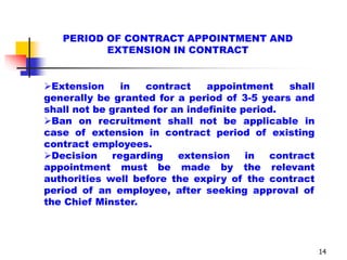 Contract appointment policy 2004 | PPTX
