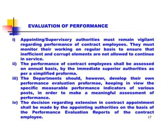 Contract appointment policy 2004 | PPTX
