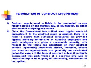 Contract appointment policy 2004 | PPTX