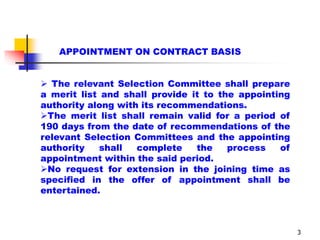 Contract appointment policy 2004 | PPTX