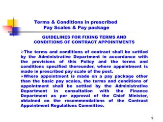 Contract appointment policy 2004 | PPTX