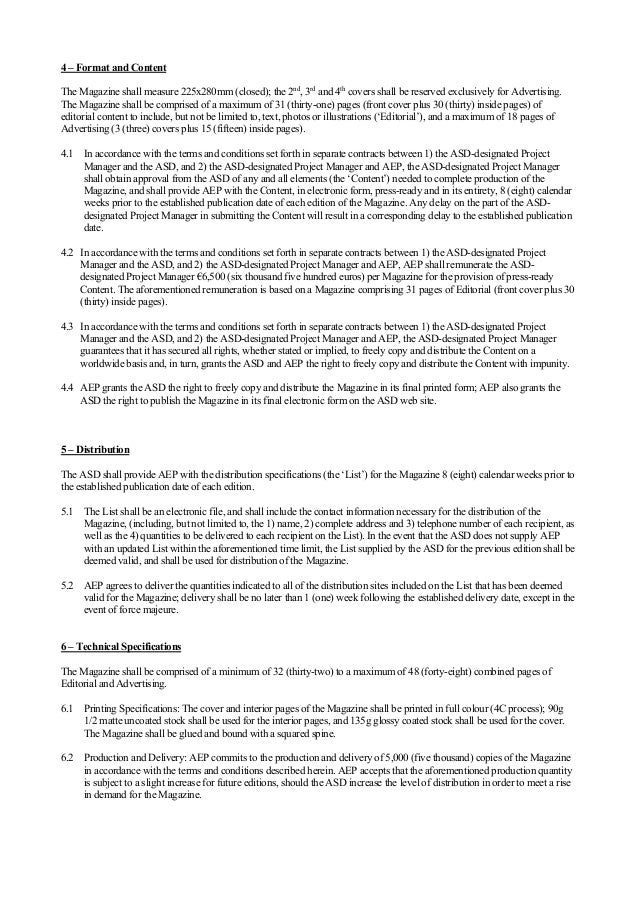 event production contract