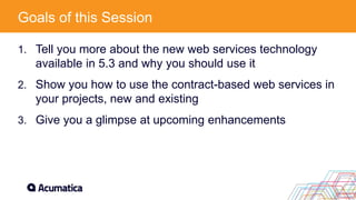 Contract-Based Web Services API Deep Dive | PPTX