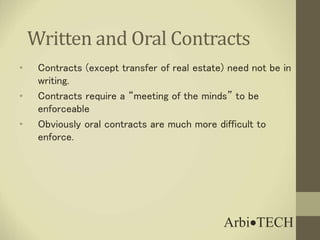 Construction Contracts: Basics of Contracts and Contract Administration ...