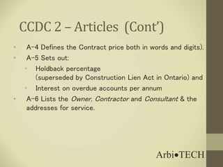 Construction Contracts: Basics of Contracts and Contract Administration ...