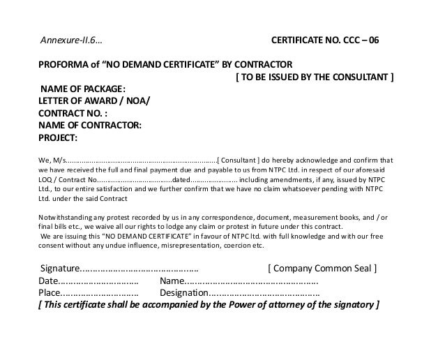 contract closing ppt contract certificate format