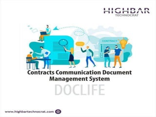 Contract Communication Document Management System.Ppt