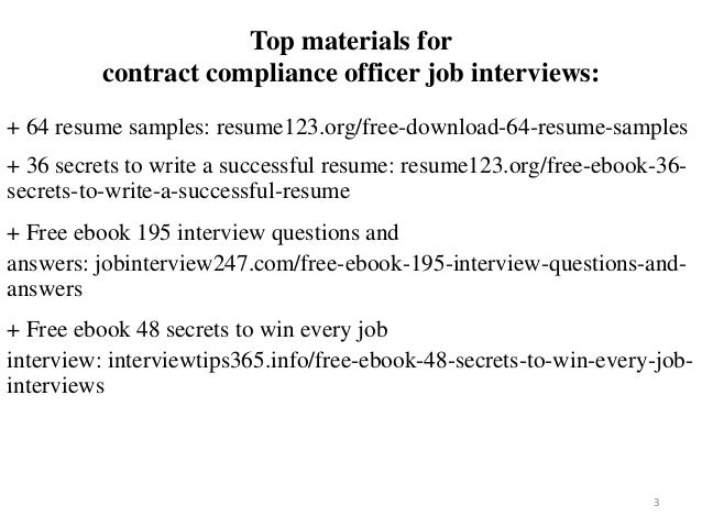 contract compliance officer resume sample pdf ebook free download contract compliance resume