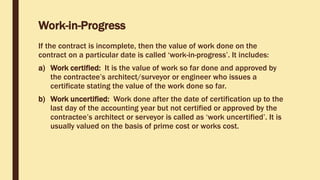 Contract costing | PPTX