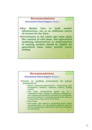 Farm-Firm Linkages Through Contract Farming in India | PDF