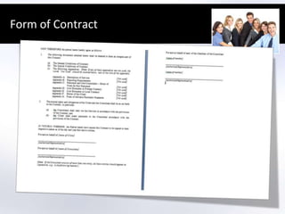 Form of Contract