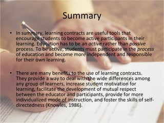 Contract Learning | PPT