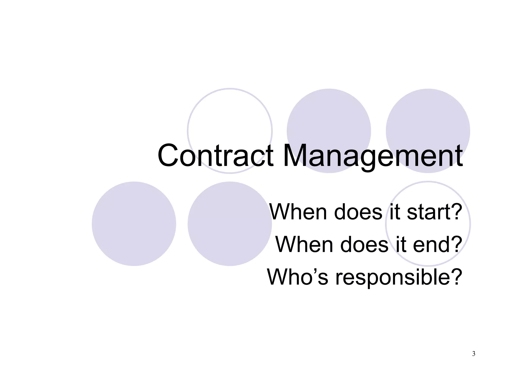 Effective Contract Management | PPT