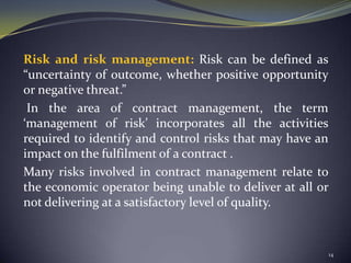 Contract management | PPTX