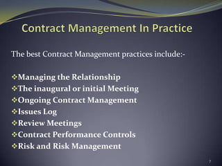 Contract management | PPTX