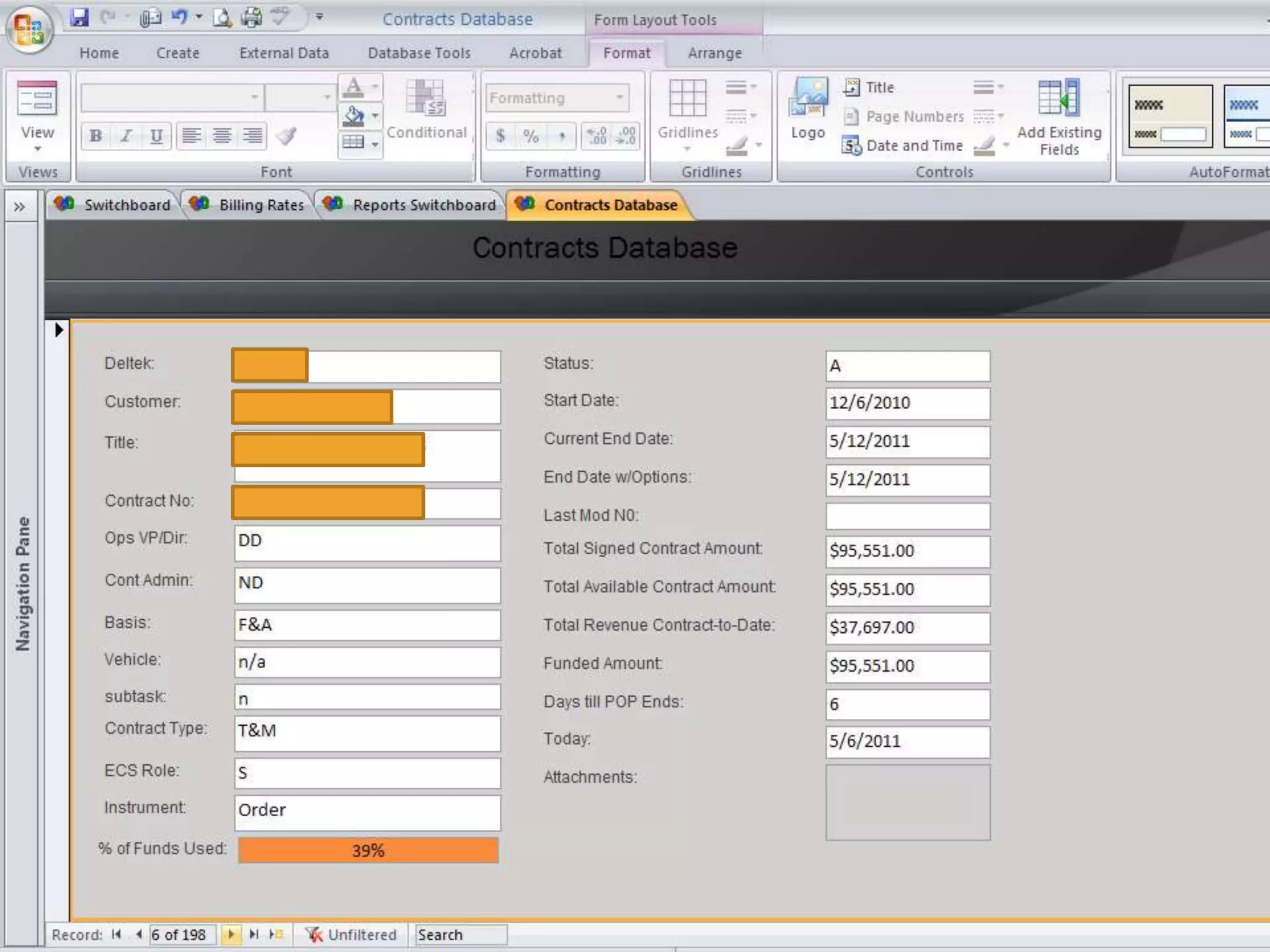 Contract Management Database For Small Businesses | PPTX