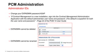 Contract management security and administration best practices - Oracle ...