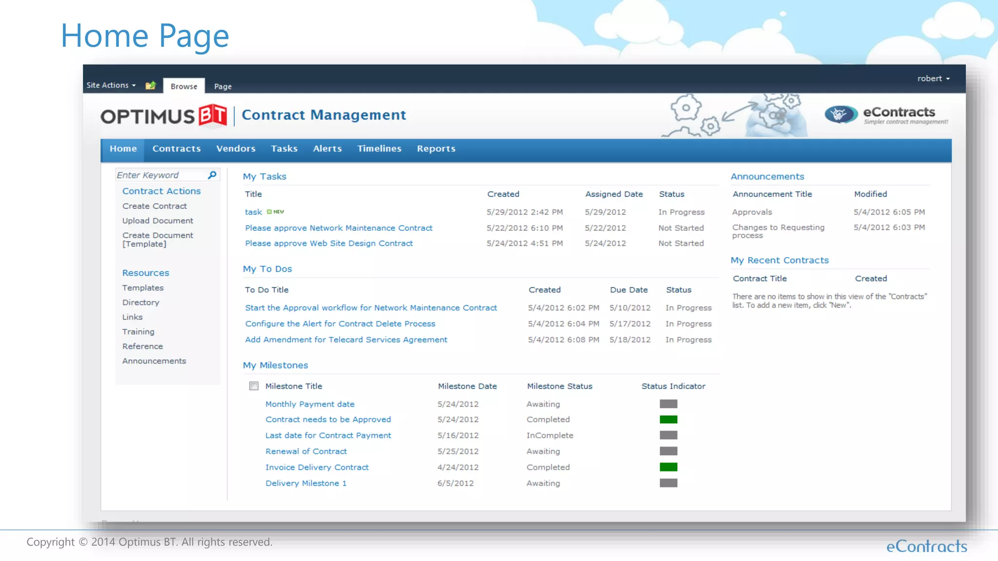 Home Page
Copyright © 2014 Optimus BT. All rights reserved.
 