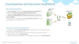 Contract Management with SharePoint and Office365 | PDF