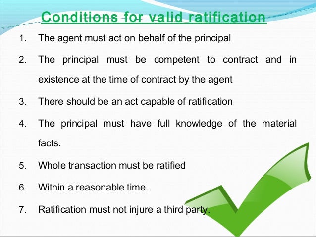 Contract Of Agency