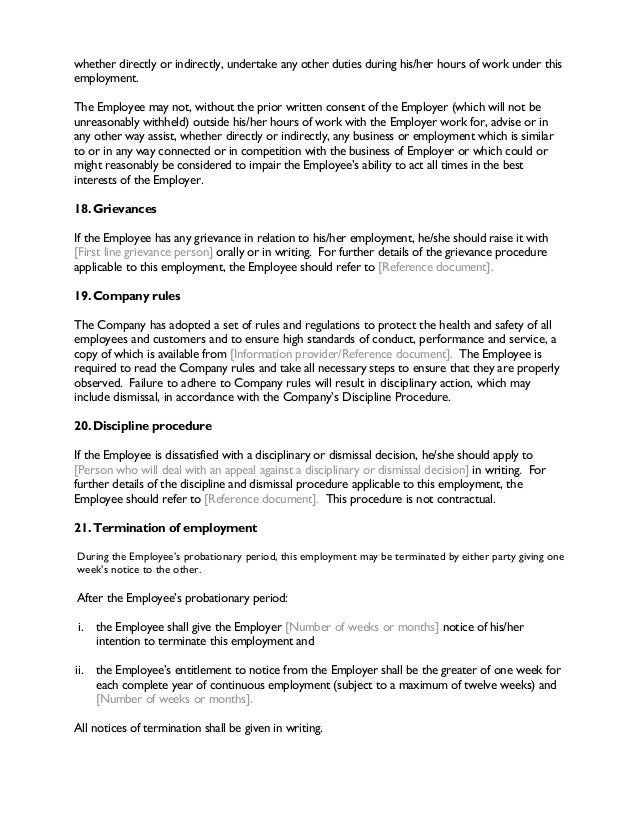 contract of employment