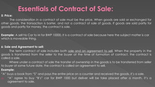 10000 Contract Example contract of sale of goods for university | PPTX
