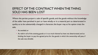 Comprehensive Guide to Contracts of Sale: Legal Capacity, Ownership ...
