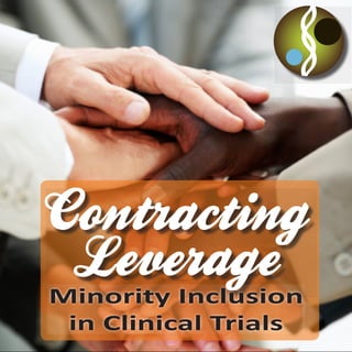 Contracting
LeverageMinority	
  Inclusion
in	
  Clinical	
  Trials
 