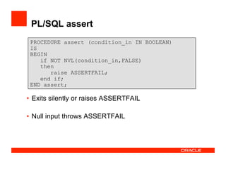 Contract-oriented PLSQL Programming | PDF