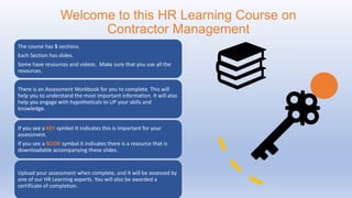 Contractor management sect 2 unit 3 | PPTX