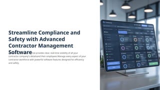 Streamline Compliance and Safety with Advanced Contractor Management ...