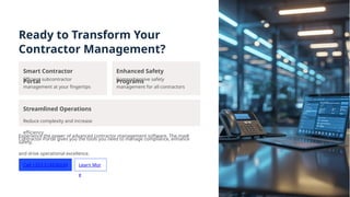 Streamline Compliance and Safety with Advanced Contractor Management ...