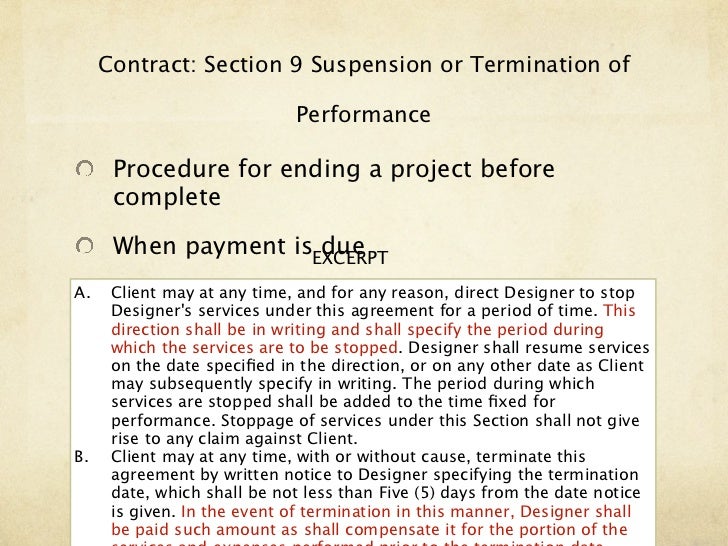 Contracts for Designers